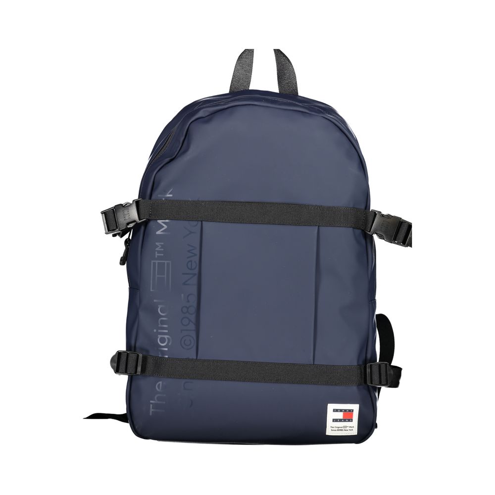 Tommy Hilfiger Blue Polyurethane Men Backpack Main image