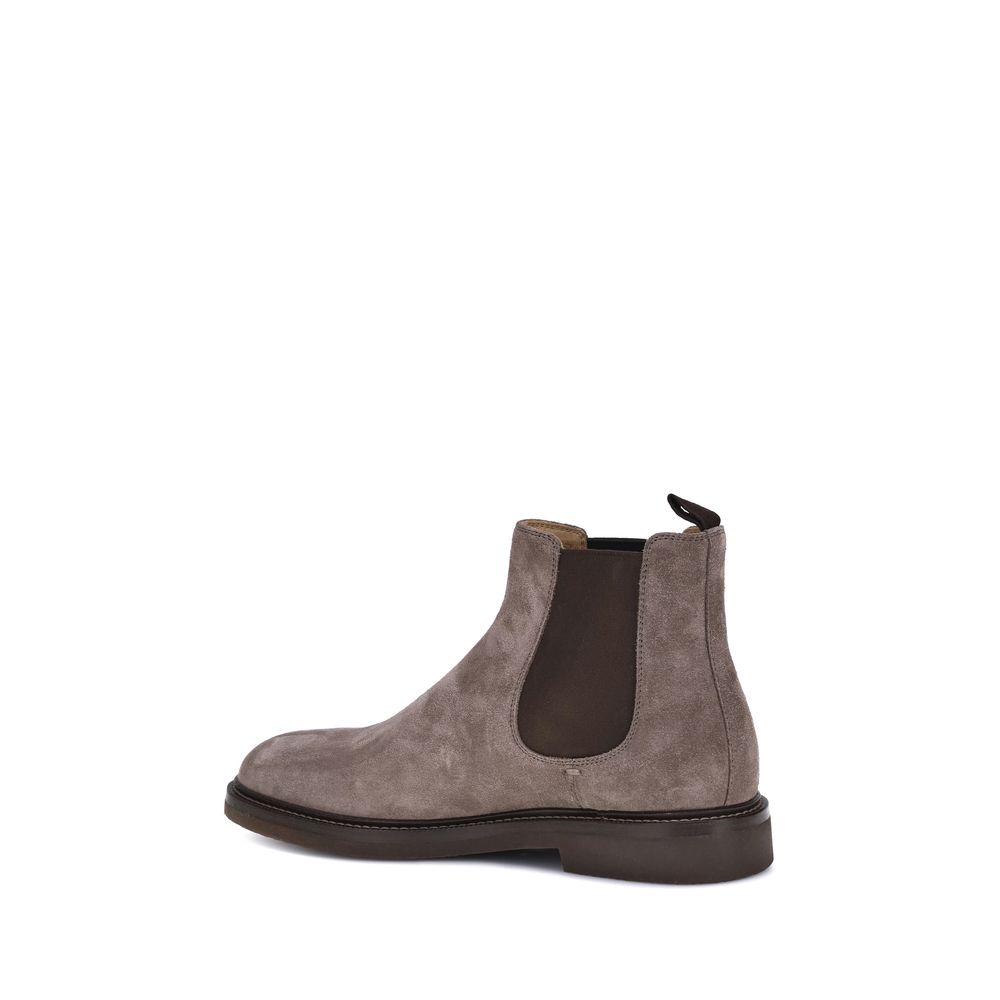 Brunello Cucinelli Suede Ankle Boots - ACCEXO