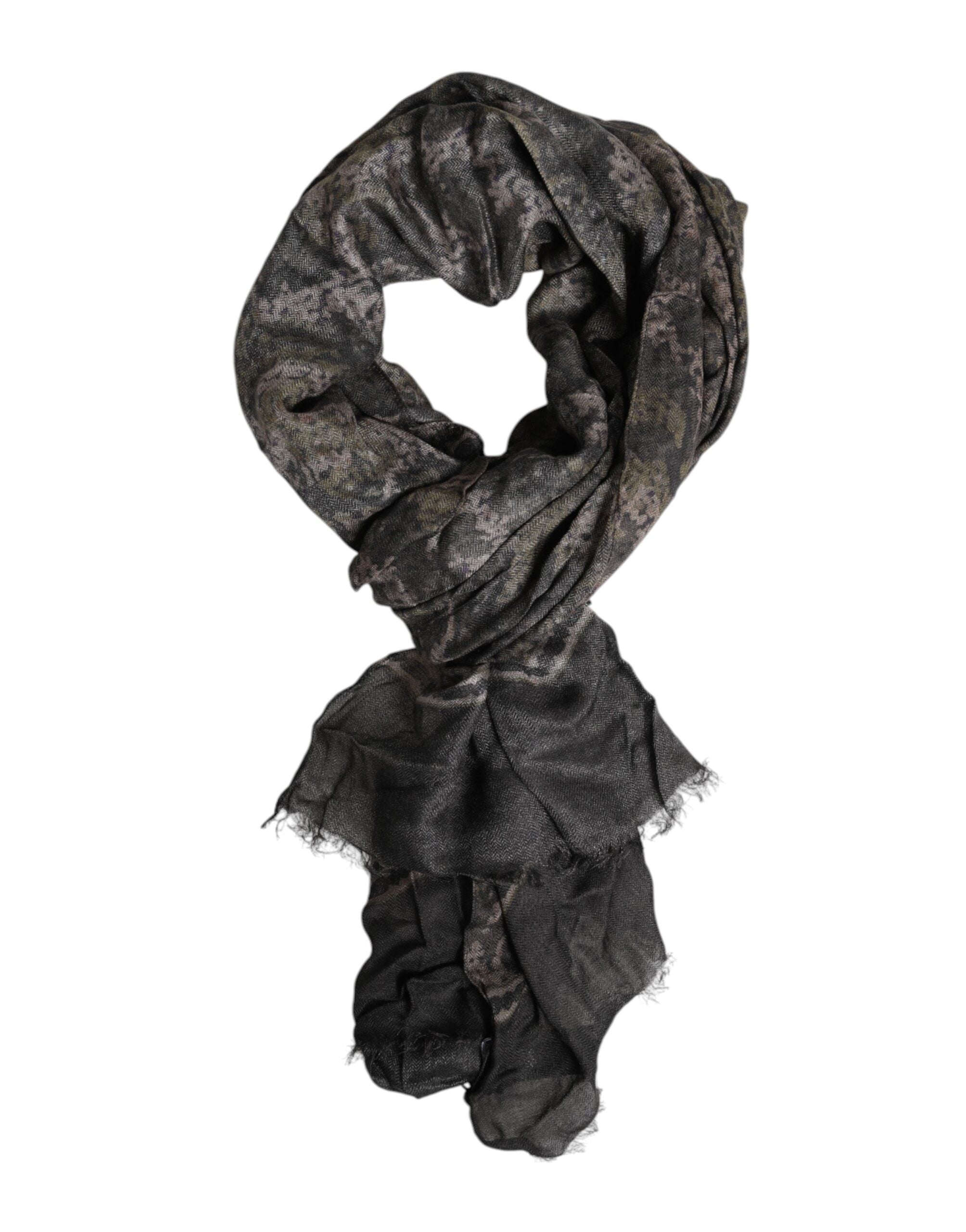 Dolce & Gabbana Camouflage Neck Warmer Wrap Foulard Scarf for Men