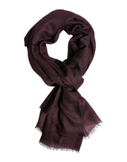 Dolce & Gabbana Maroon Cashmere Neck Warmer Wrap Shawl Scarf for Men
