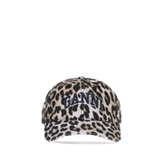 Ganni Leopard Baseball Hat - ACCEXO