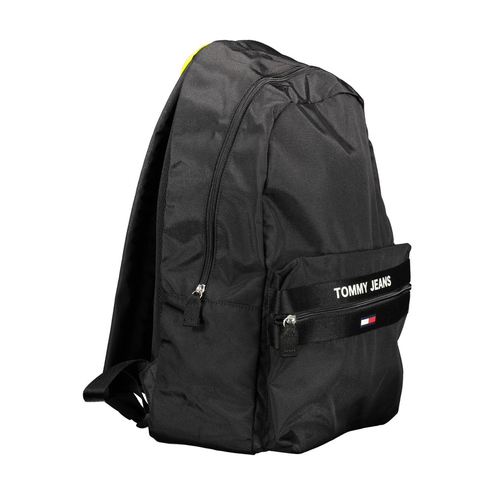 Tommy Hilfiger Black Polyester Backpack - ACCEXO