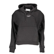 Calvin Klein Black Cotton Women Sweatshirt
