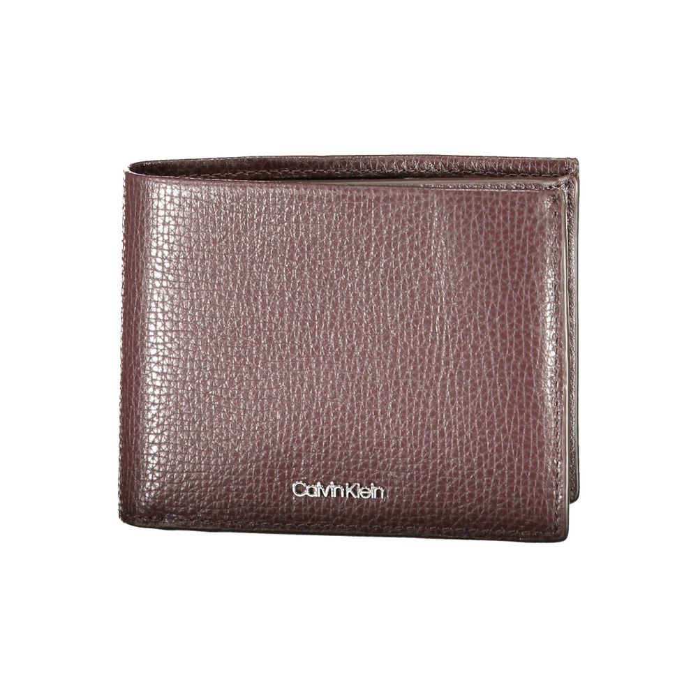 Calvin Klein Brown Leather Wallet - ACCEXO