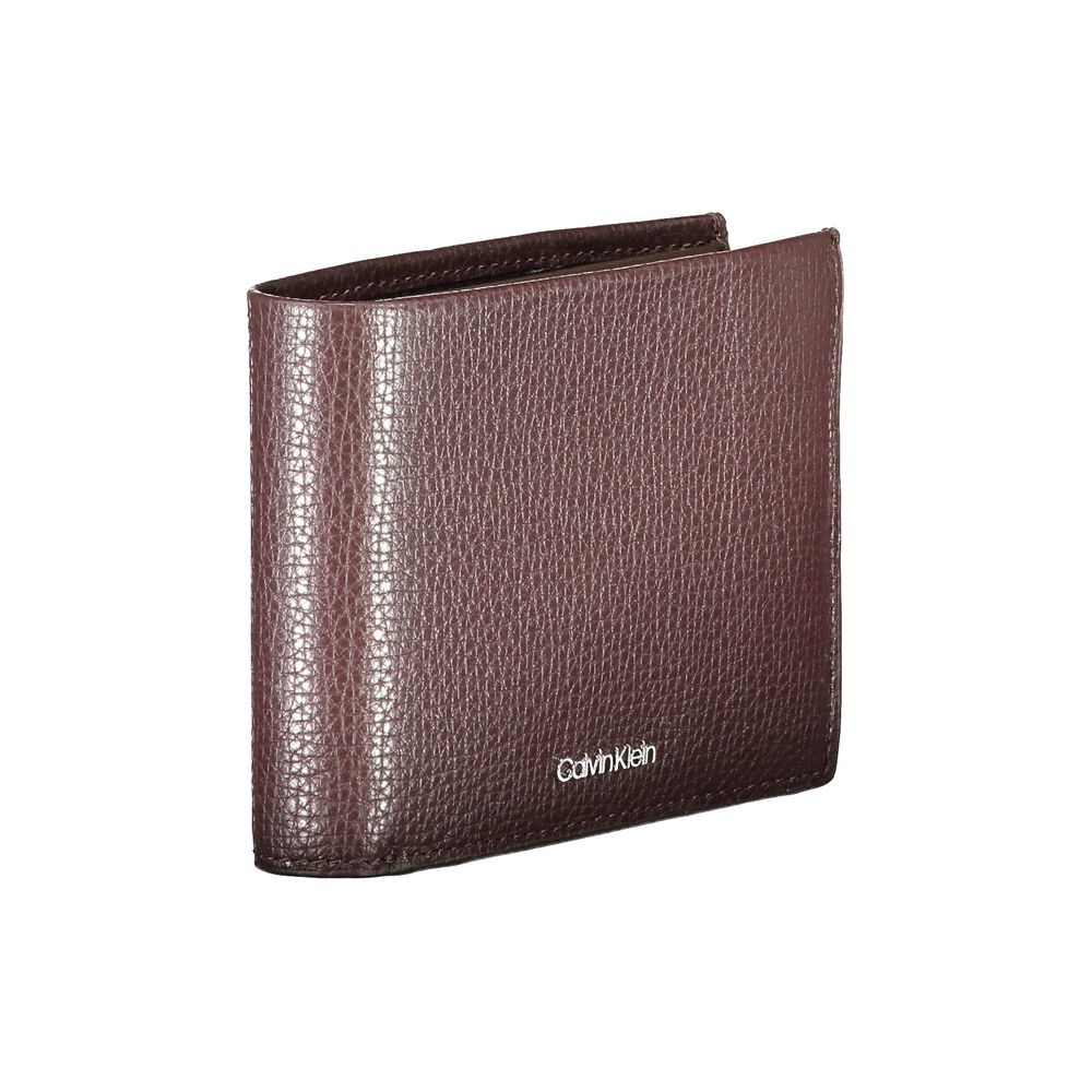 Calvin Klein Brown Leather Wallet - ACCEXO