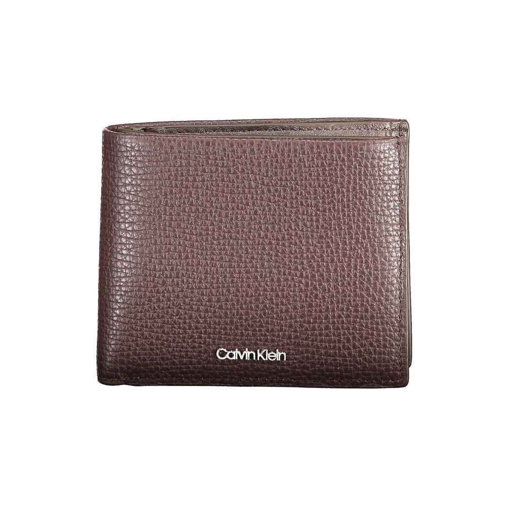 Calvin Klein Brown Leather Wallet - ACCEXO