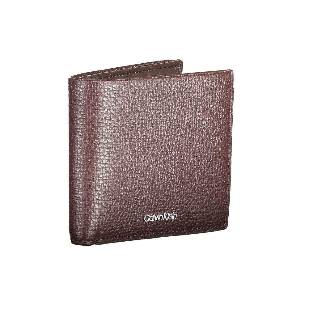 Calvin Klein Brown Leather Wallet - ACCEXO