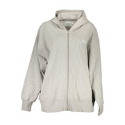 Calvin Klein Grigio Recycled Cotton Donna Felpa