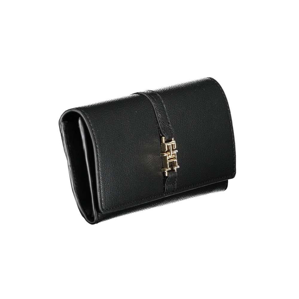 Tommy Hilfiger Black Polyethylene Wallet - ACCEXO