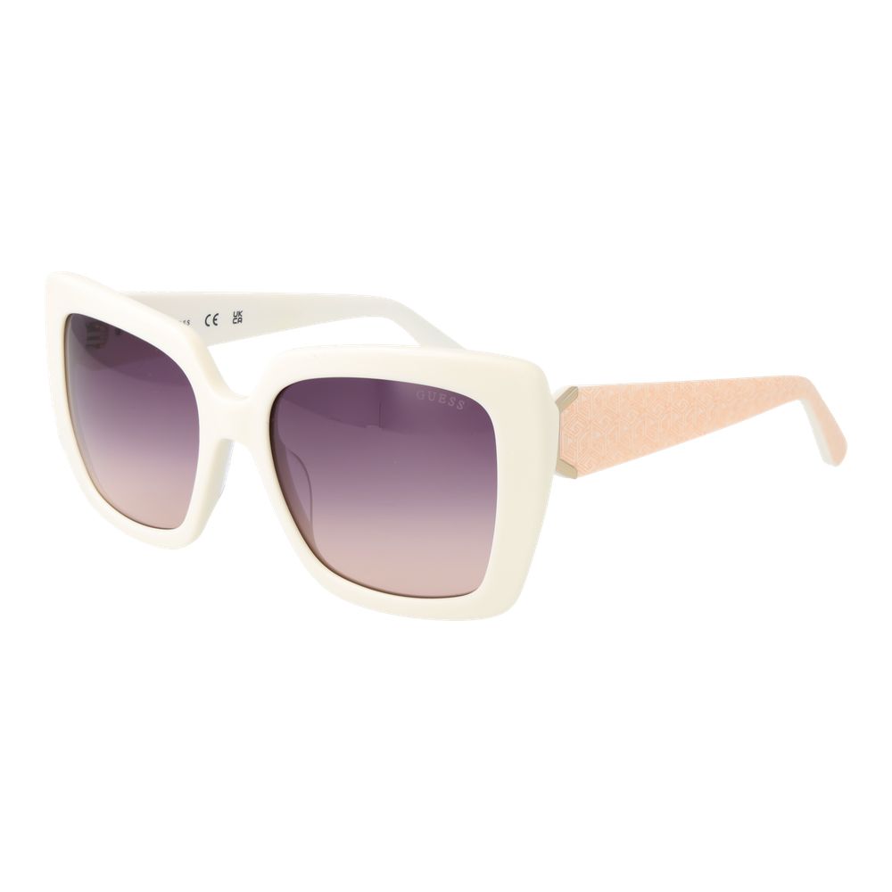 Guess White Acetate Sunglasses Main image