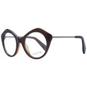 Yohji Yamamoto Brown Unisex Optical Frames - ACCEXO
