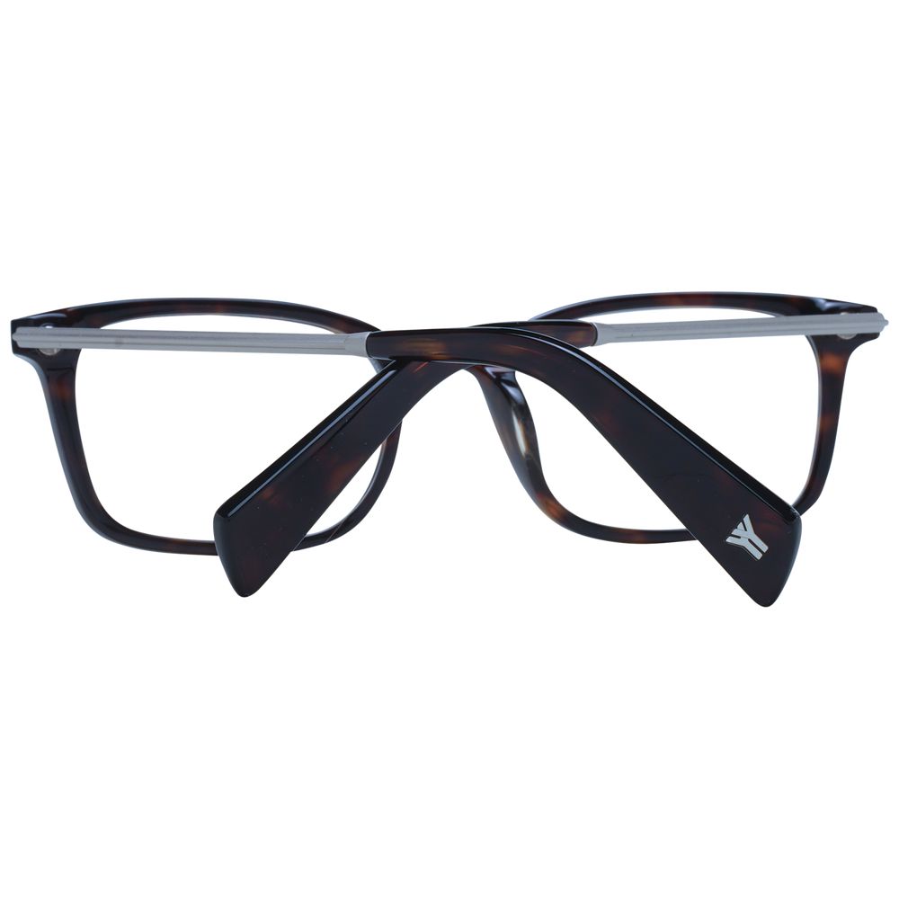 Yohji Yamamoto Brown Unisex Optical Frames - ACCEXO