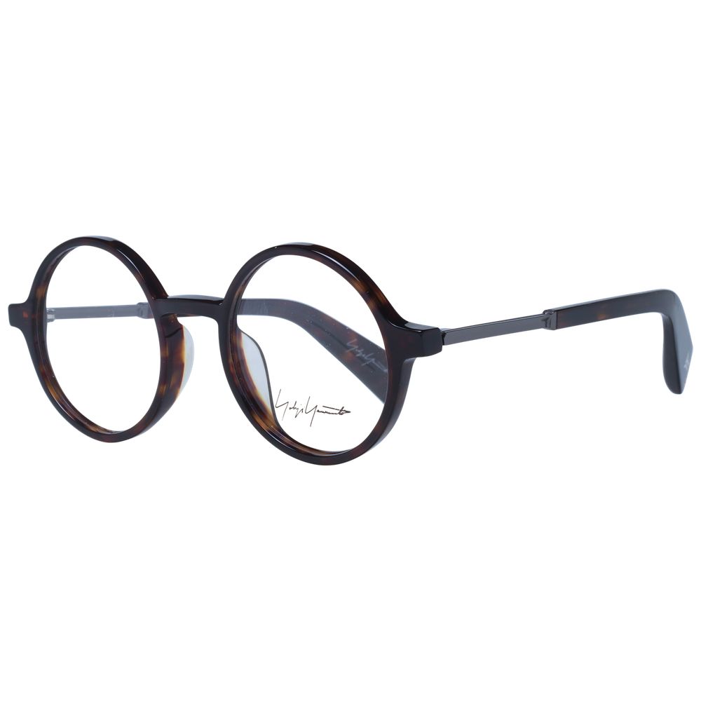 Yohji Yamamoto Brown Unisex Optical Frames - ACCEXO