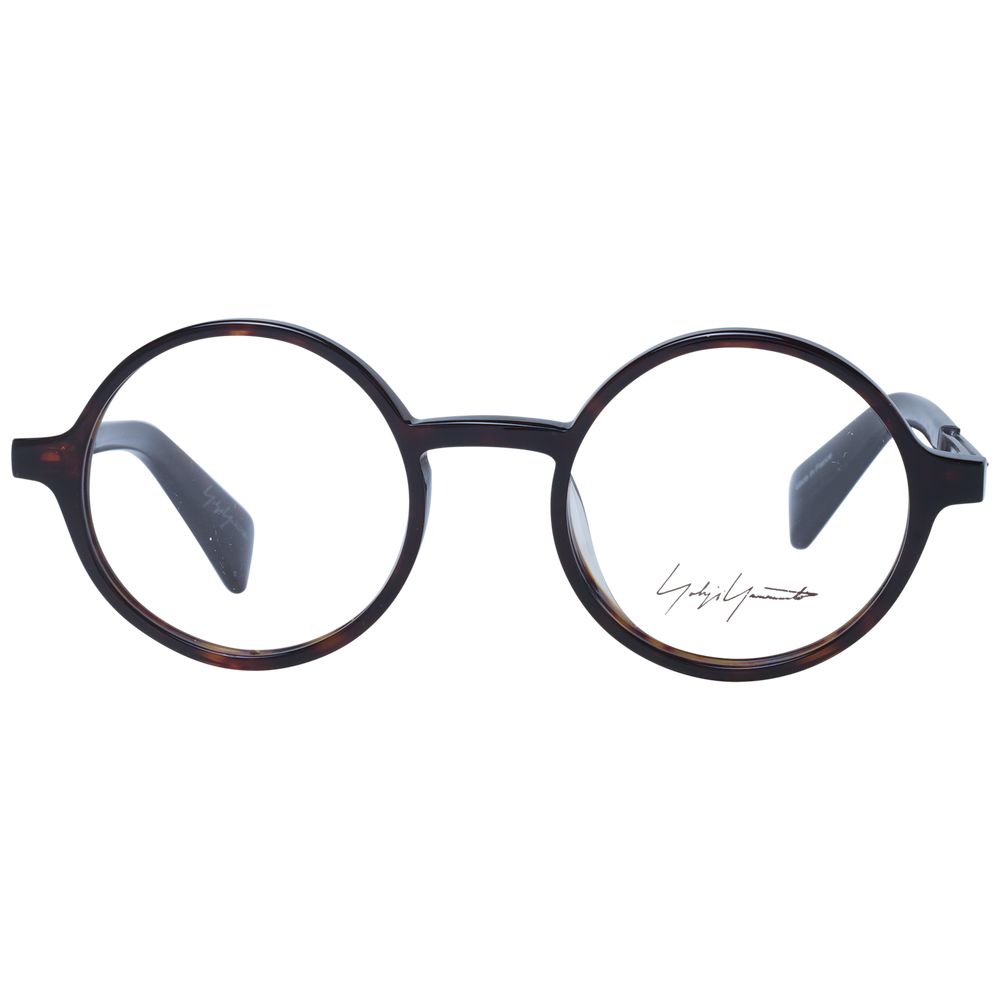 Yohji Yamamoto Brown Unisex Optical Frames - ACCEXO
