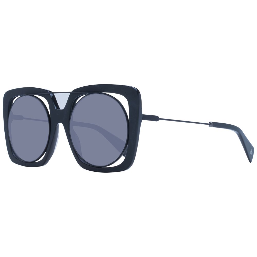 Yohji Yamamoto Black Unisex Sunglasses - ACCEXO