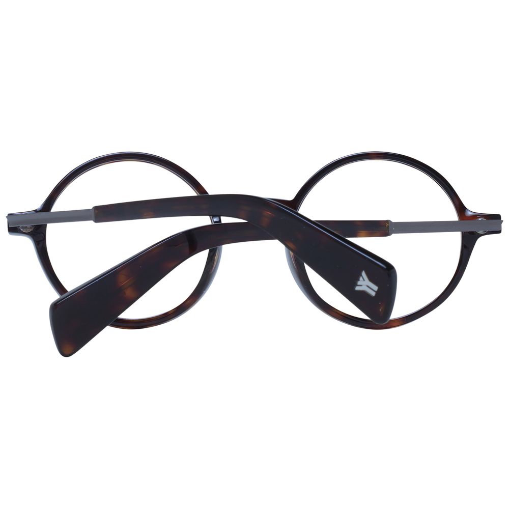 Yohji Yamamoto Brown Unisex Optical Frames - ACCEXO