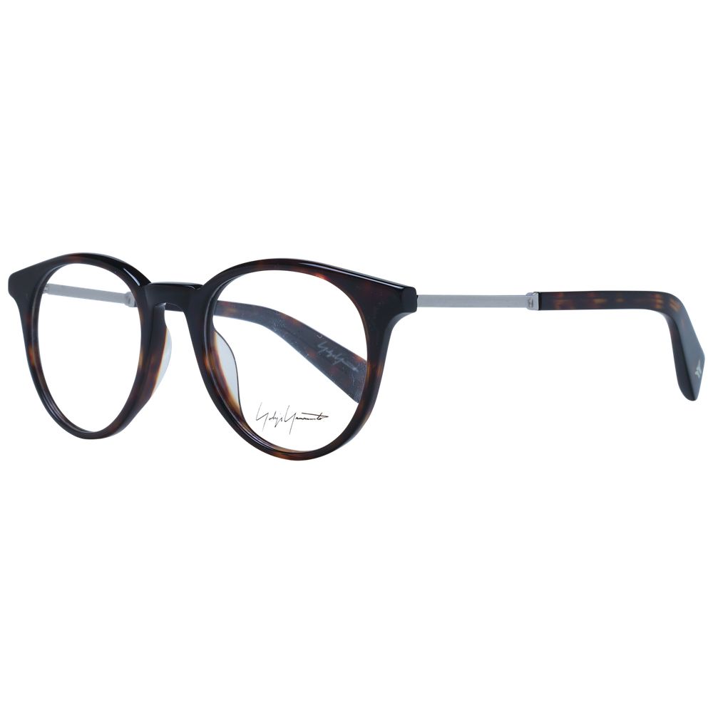 Yohji Yamamoto Brown Unisex Optical Frames - ACCEXO