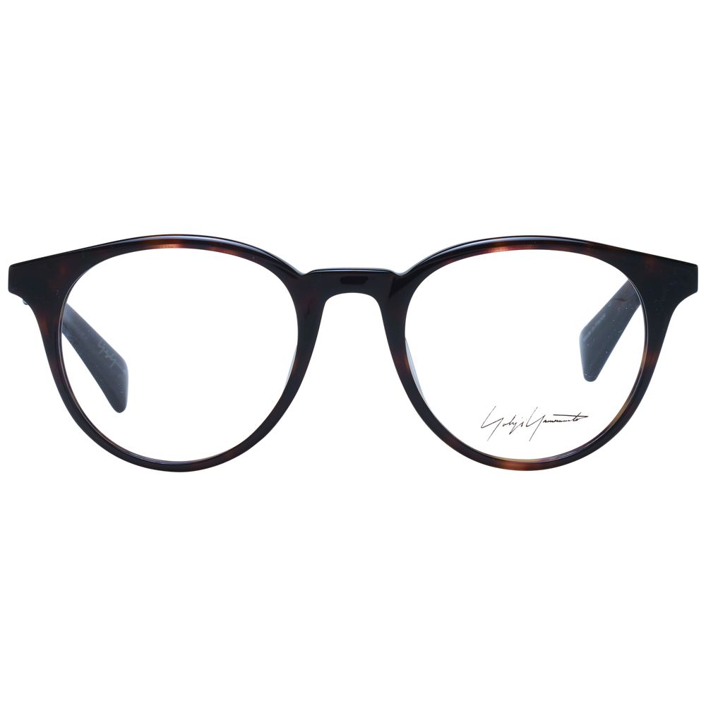 Yohji Yamamoto Brown Unisex Optical Frames - ACCEXO