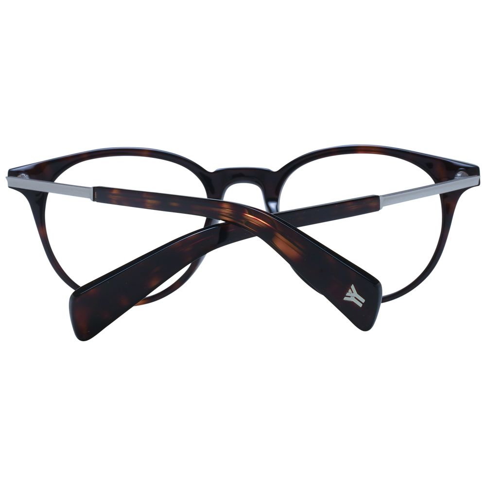 Yohji Yamamoto Brown Unisex Optical Frames - ACCEXO