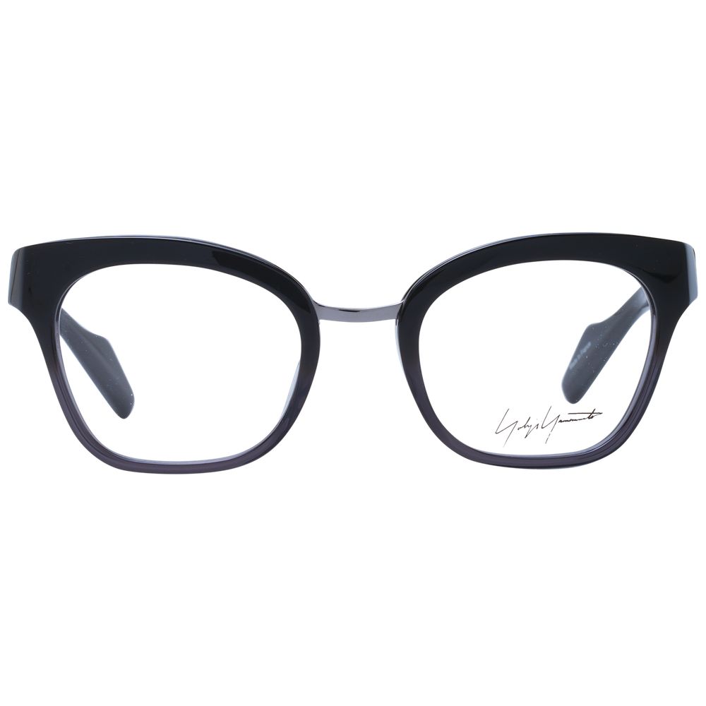 Yohji Yamamoto Black Unisex Optical Frames - ACCEXO
