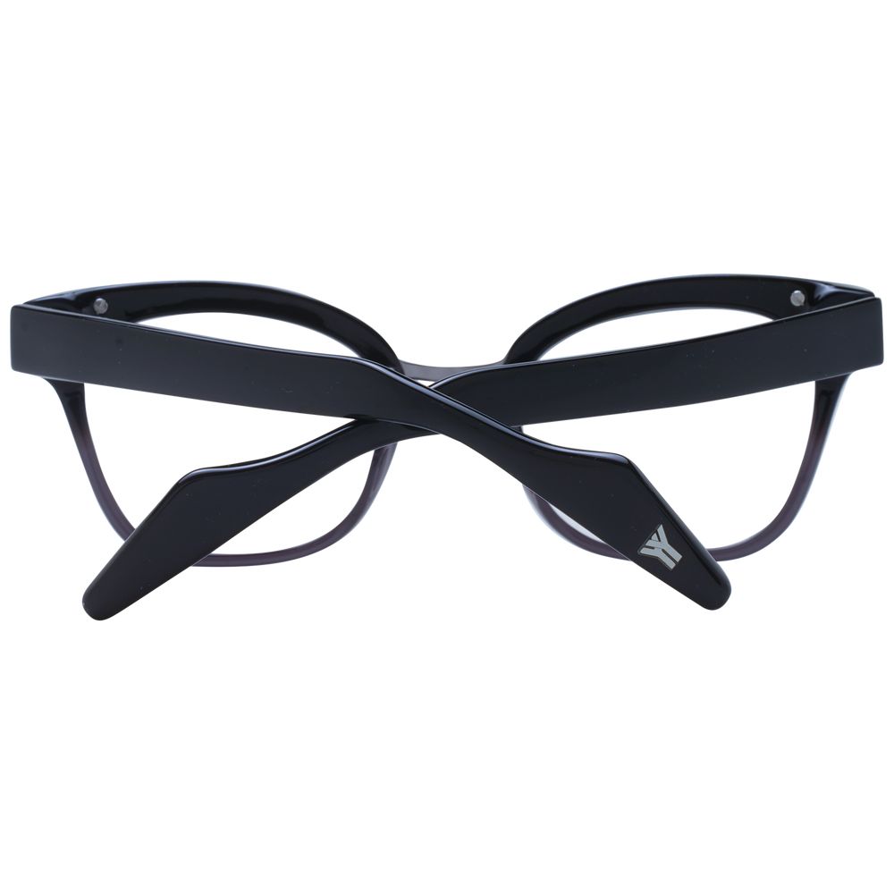 Yohji Yamamoto Black Unisex Optical Frames - ACCEXO