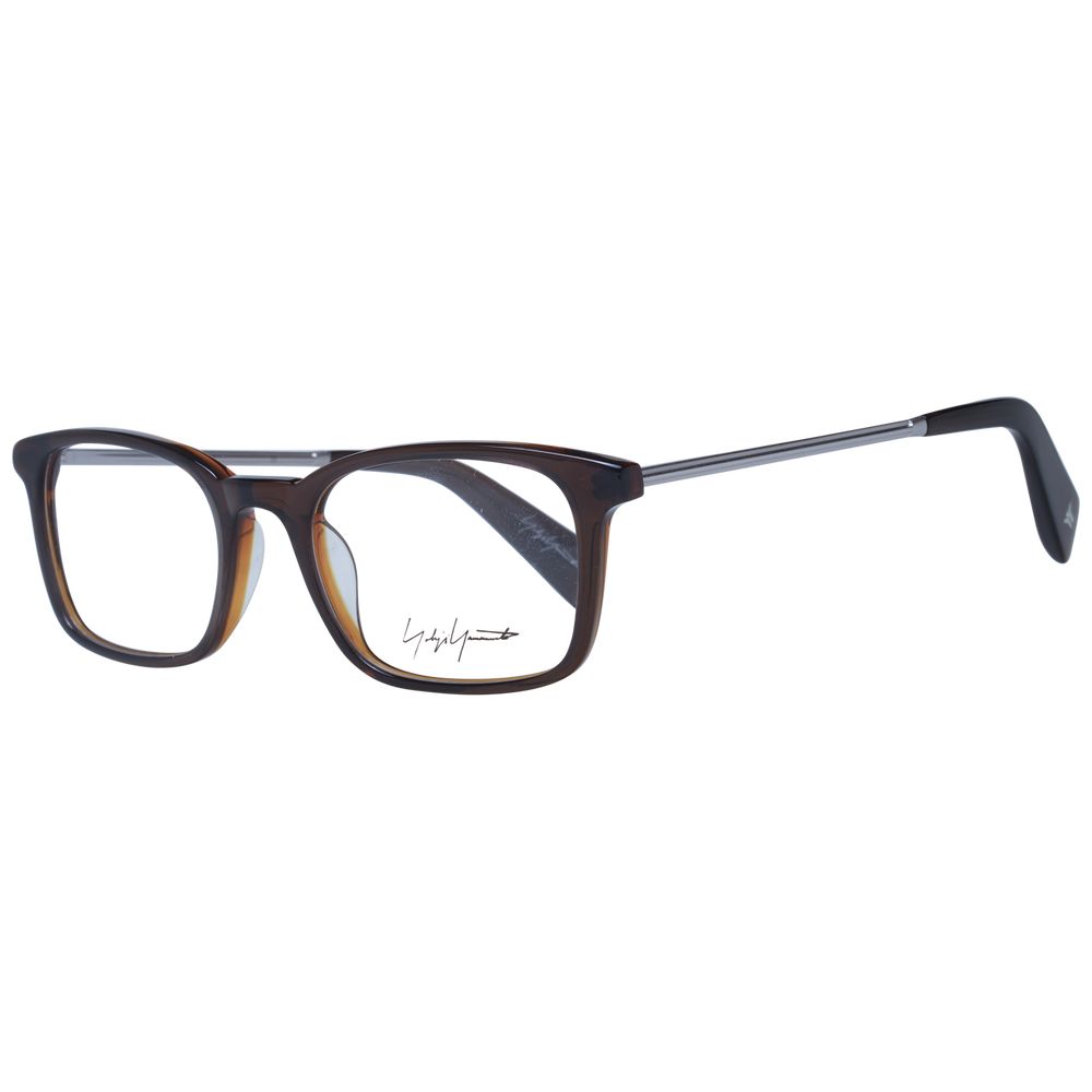 Yohji Yamamoto Brown Unisex Optical Frames - ACCEXO