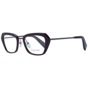 Yohji Yamamoto Burgundy Unisex Optical Frames - ACCEXO