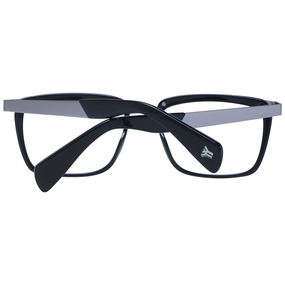 Yohji Yamamoto Black Unisex Optical Frames - ACCEXO