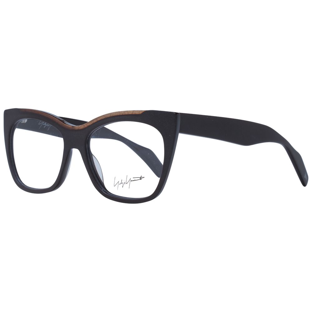 Yohji Yamamoto Brown Unisex Optical Frames - ACCEXO