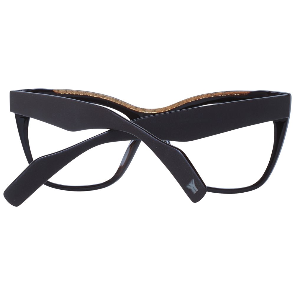 Yohji Yamamoto Brown Unisex Optical Frames - ACCEXO