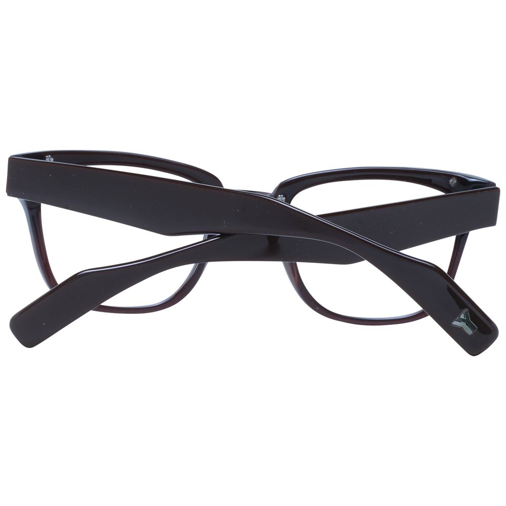 Yohji Yamamoto Brown Unisex Optical Frames - ACCEXO