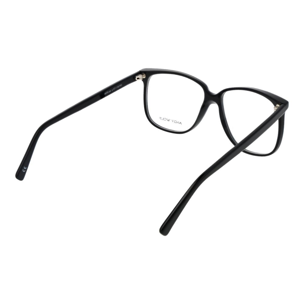 Andy Wolf Black Unisex Optical Frames - ACCEXO