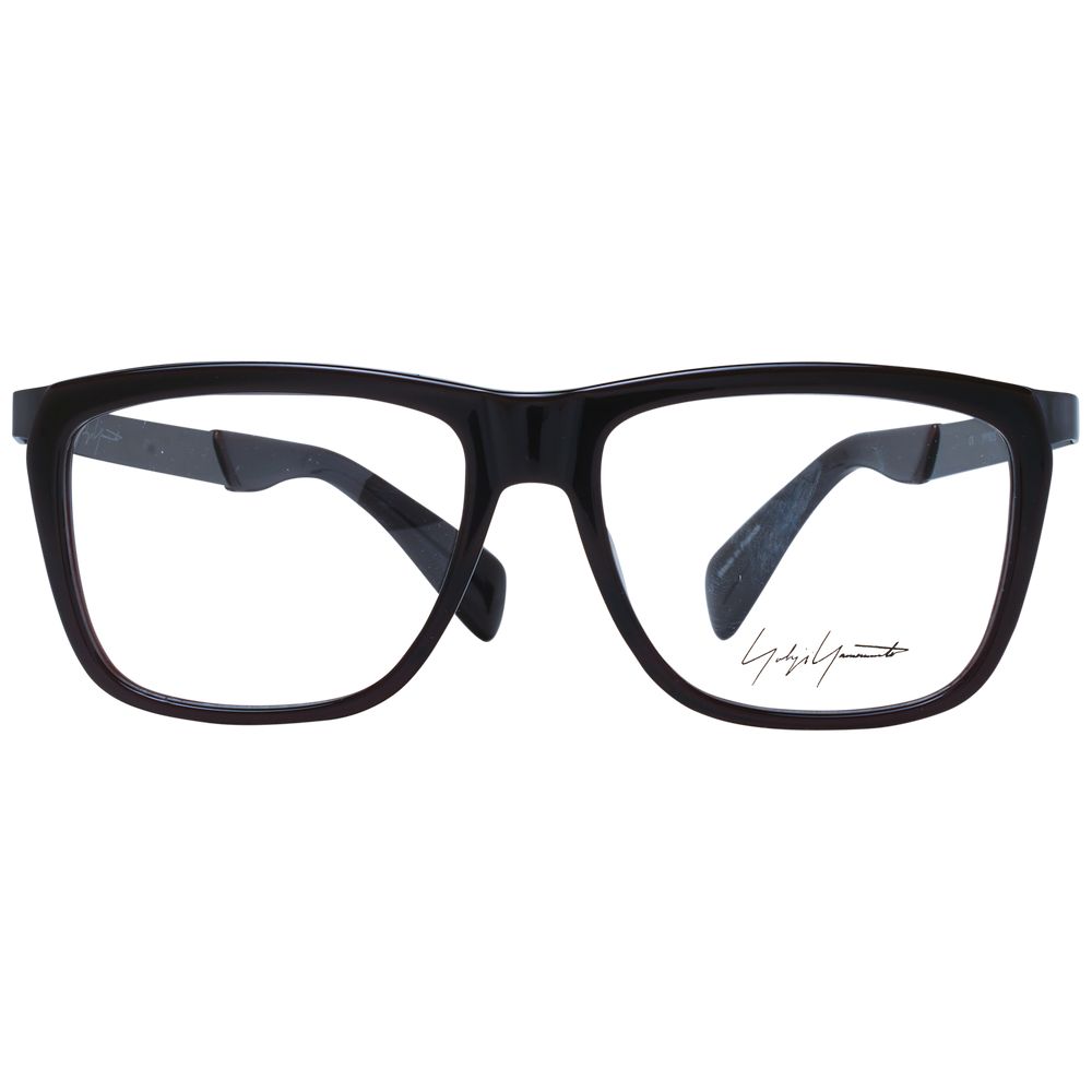 Yohji Yamamoto Brown Unisex Optical Frames - ACCEXO