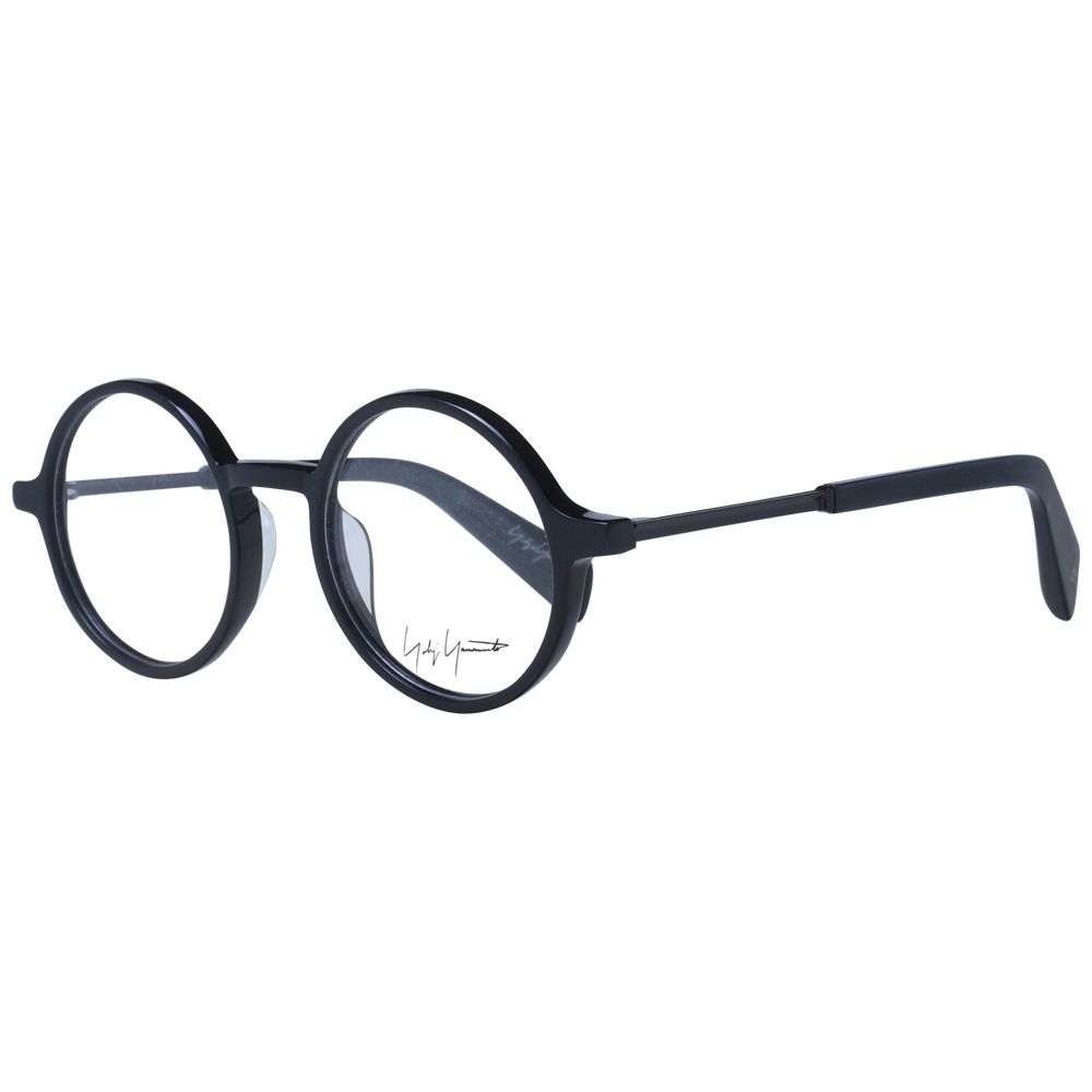Yohji Yamamoto Black Unisex Optical Frames - ACCEXO