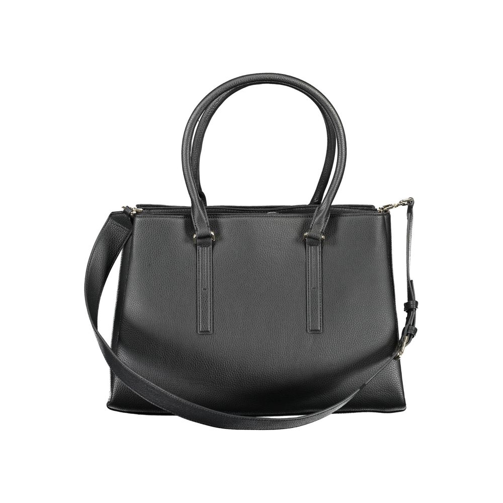 Calvin Klein Black Polyester Handbag - ACCEXO