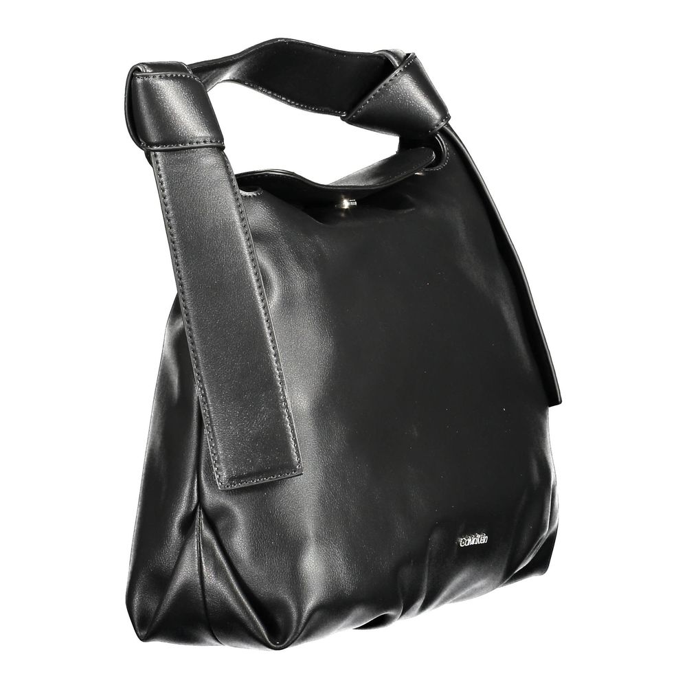 Calvin Klein Black Polyester Handbag - ACCEXO