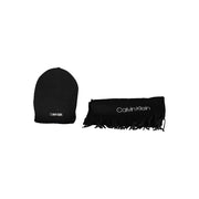 Calvin Klein Black Polyester Scarf - ACCEXO