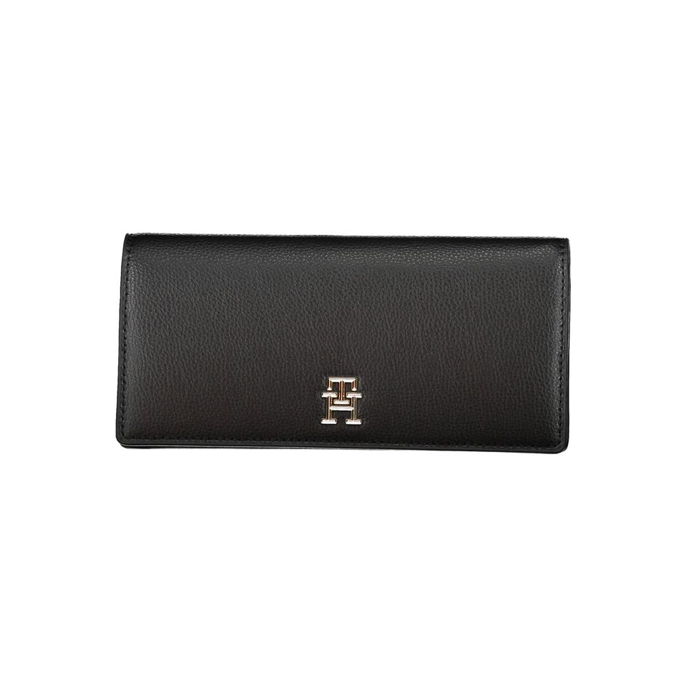 Tommy Hilfiger Black Polyethylene Wallet - ACCEXO
