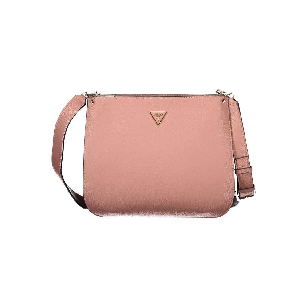 Guess Jeans Pink Polyethylene Handbag - ACCEXO