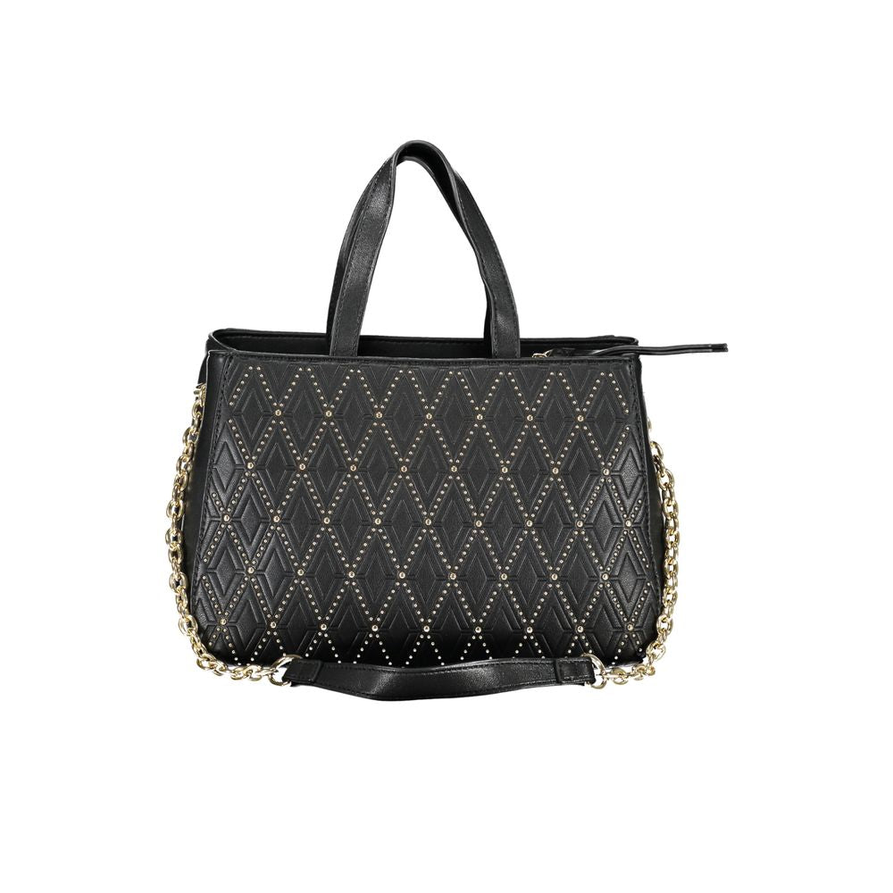 Mario Valentino Black Polyethylene Handbag - ACCEXO