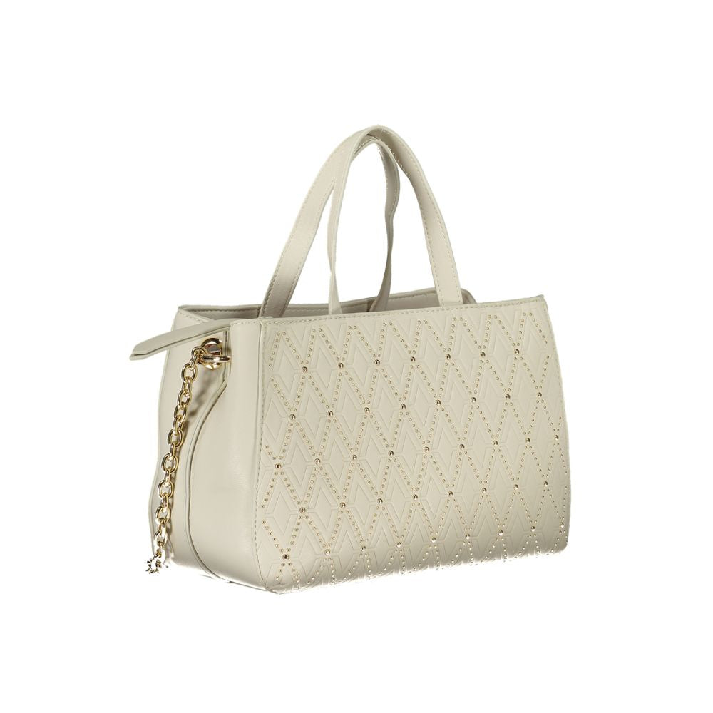 Mario Valentino White Polyethylene Handbag - ACCEXO