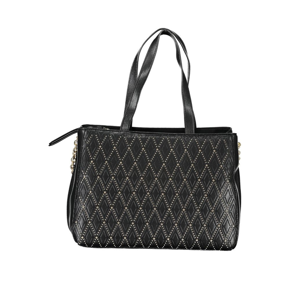 Mario Valentino Black Polyethylene Handbag - ACCEXO