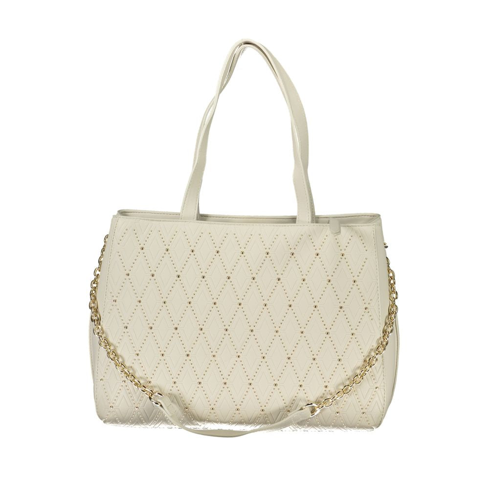 Mario Valentino White Polyethylene Handbag - ACCEXO