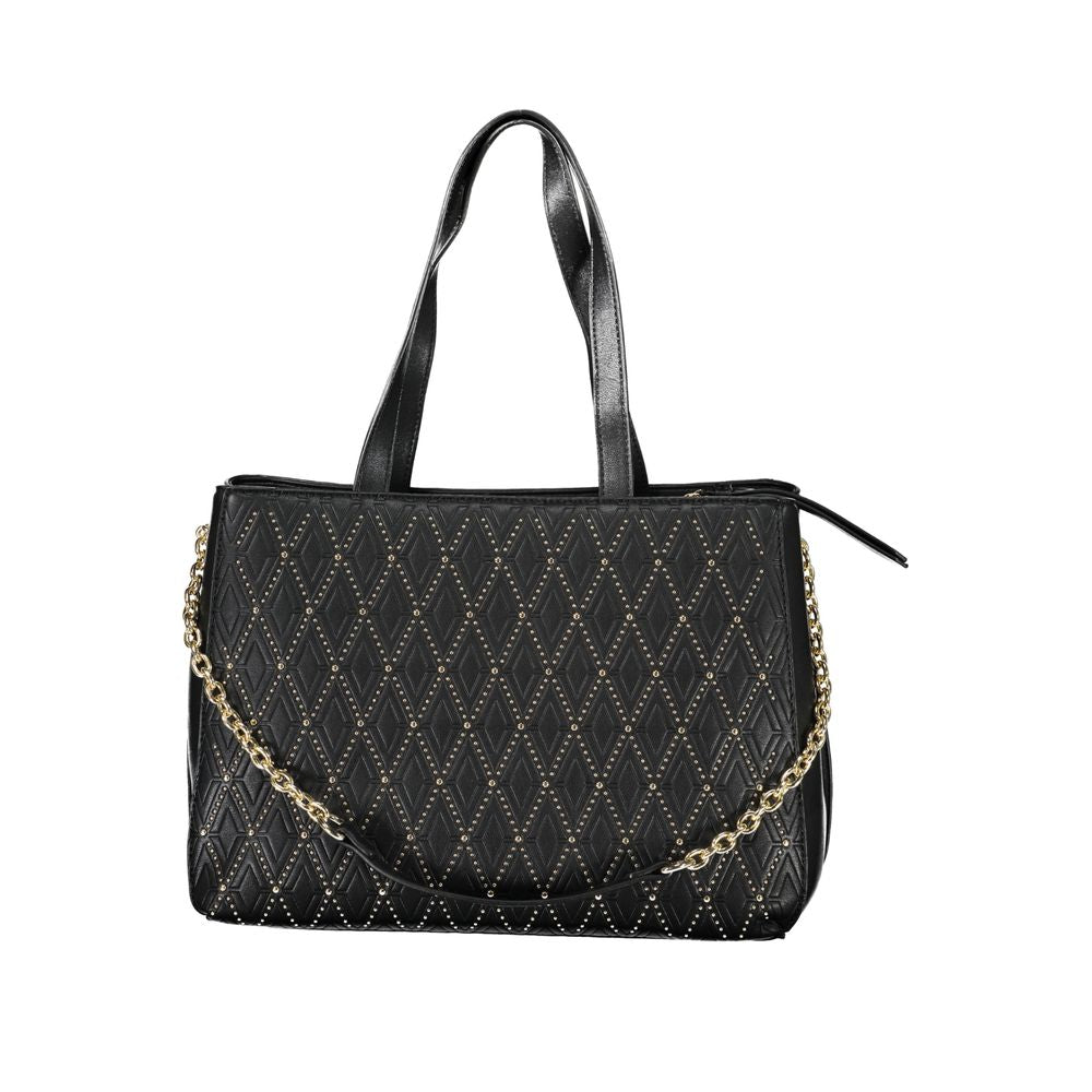 Mario Valentino Black Polyethylene Handbag - ACCEXO