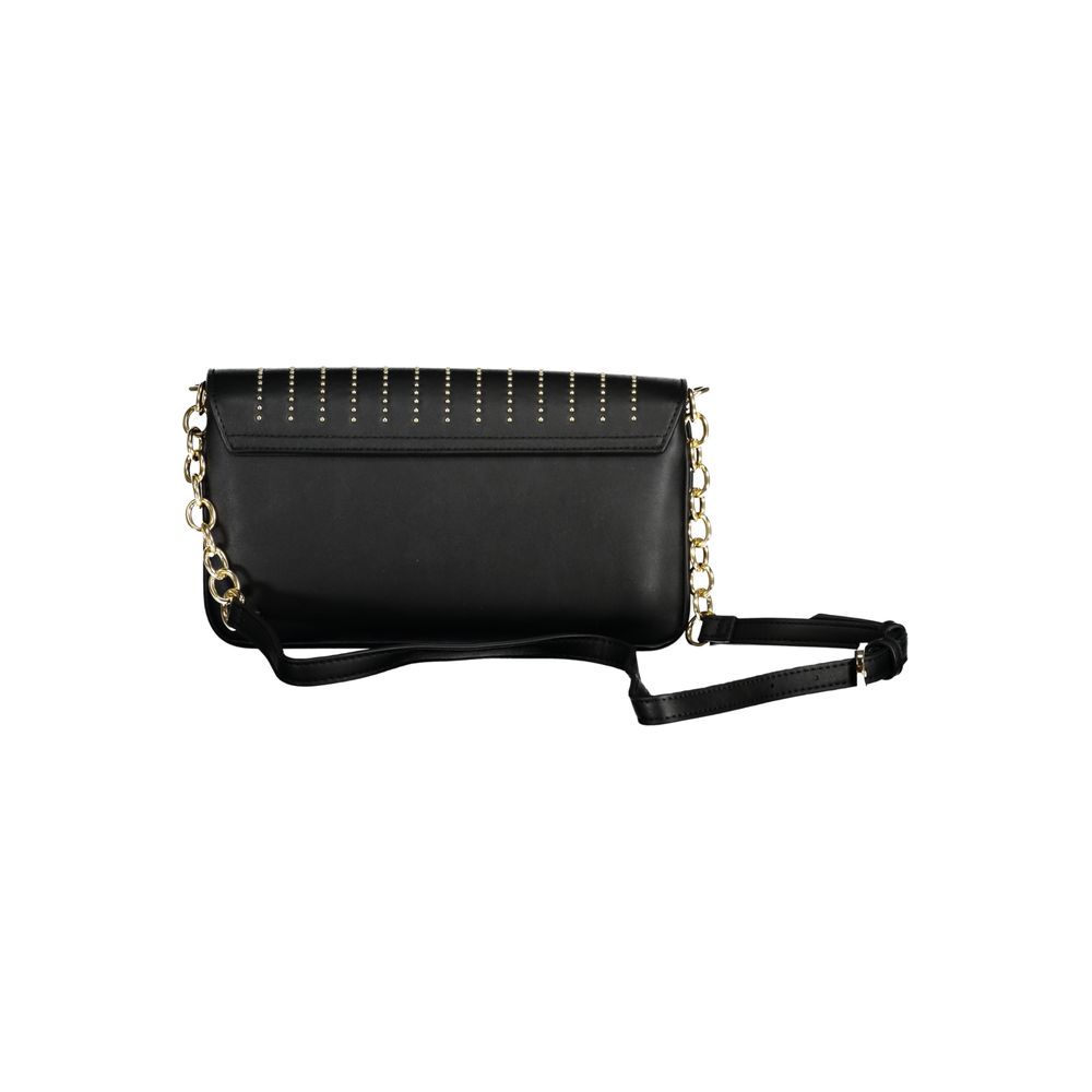 Mario Valentino Black Polyethylene Handbag - ACCEXO