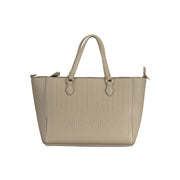 Mario Valentino Beige Polyethylene Handbag - ACCEXO