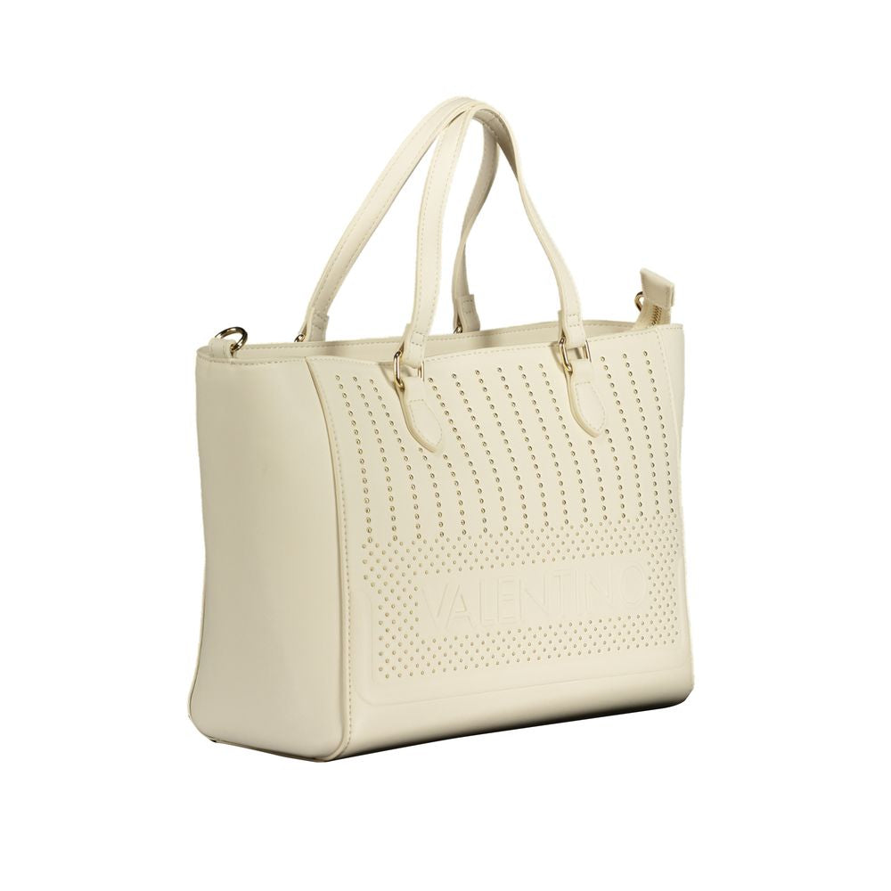 Mario Valentino White Polyethylene Handbag - ACCEXO