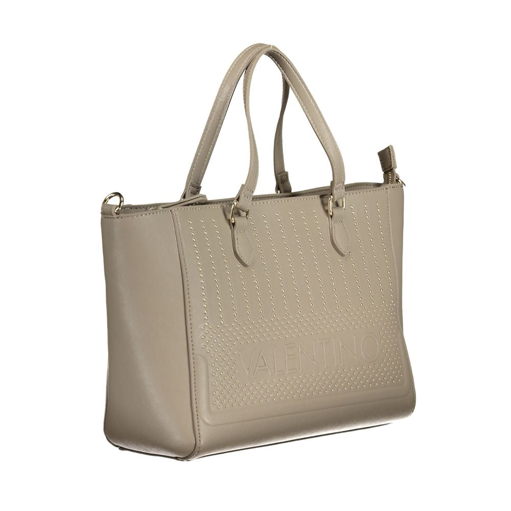 Mario Valentino Beige Polyethylene Handbag - ACCEXO