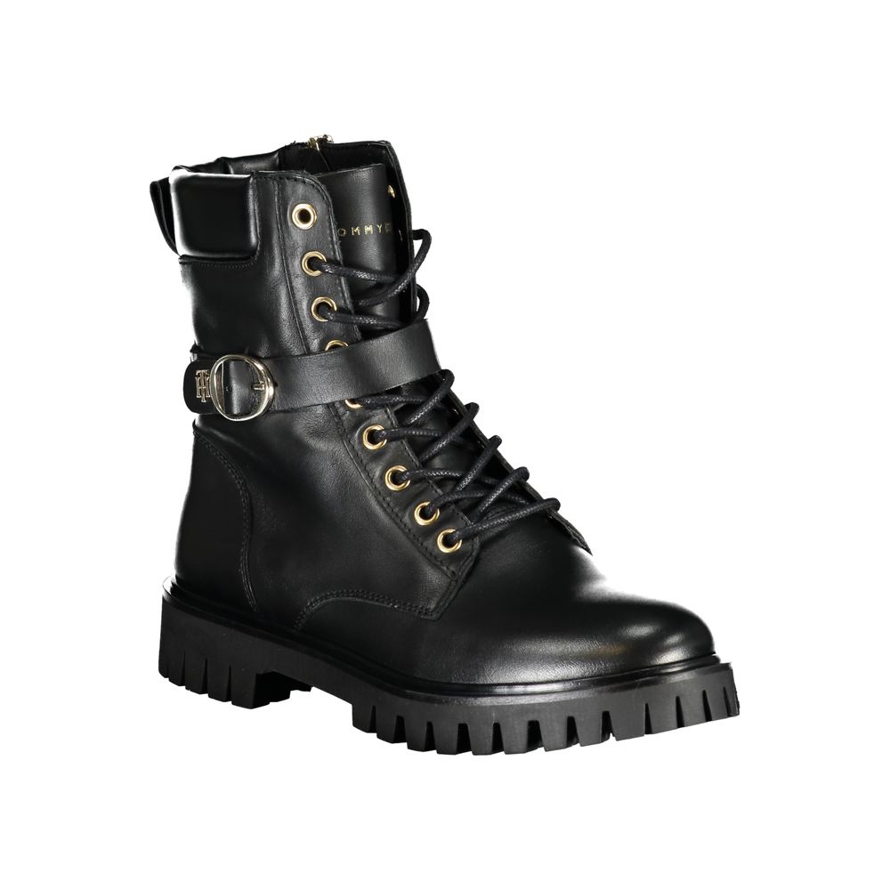 Tommy Hilfiger Black Polyester Boot - ACCEXO