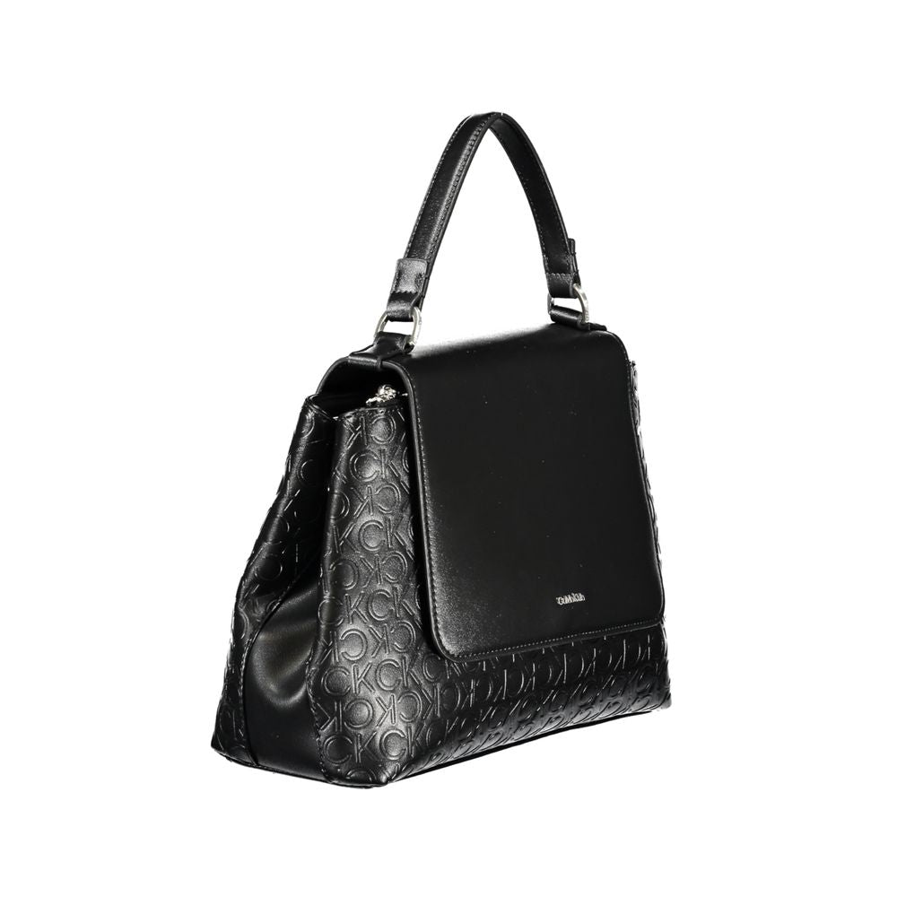 Calvin Klein Black Polyester Handbag - ACCEXO
